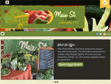Tablet Screenshot of mainstreetmarket.ca